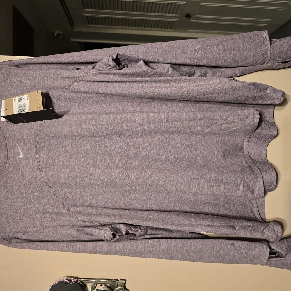 Nike Men's Purple Long Sleeve Shirt